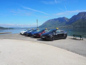 Taxis du lac d'Annecy, au bord de l'eau